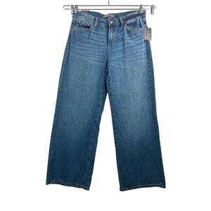 Joe's low rise Wide Leg Tokyo Jeans sz 31 Blue 90s Y2K‎ boho chic minimalist